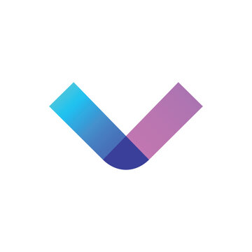 Letter v logo design vector.easy to edit and resize, EPS 10