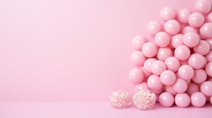 Wall Mural - A bubblegum pink background for a fun and sweet touch