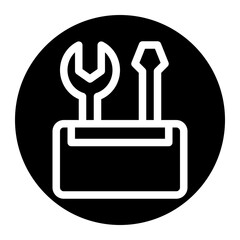 toolbox glyph icon