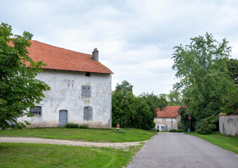 Poster - beautiful old farm in grand est near nancy and metz in france