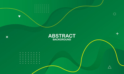 Green abstract background. Vector illustration
