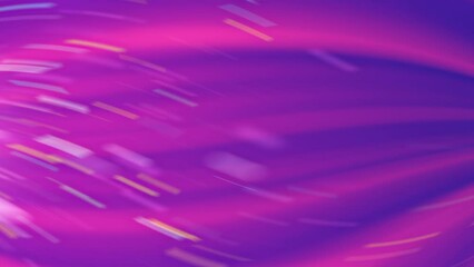 Canvas Print - A purple and pink blurred background with bright lights