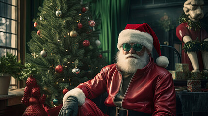 AI-generated image of Santa Claus.