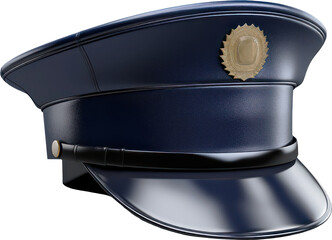 Wall Mural - police hat transparent background PNG clipart