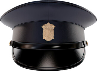 Wall Mural - police hat transparent background PNG clipart