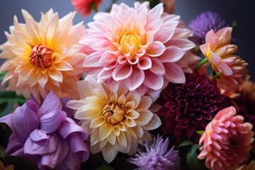 Poster - A beautiful arrangement of flowers in a vase. Perfect for adding a touch of nature to any space