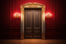 Luxury Golden Ornamental Doors