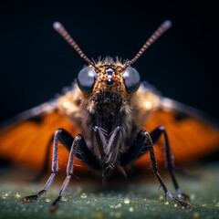 insect, fly, macro, dragonfly, nature, bug, animal, eye, green, closeup, eyes, close-up, wing, head, detail, small, wildlife, wings, pest, close, leaf, close up, face