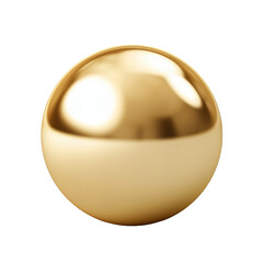 Metallic gold ball clip art