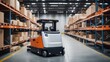 © Adi - AGV (Automated guided vehicle) in warehouse logistic and transport