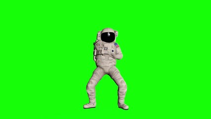 Wall Mural - astronaut is going to mars is dancing street hiphop dance