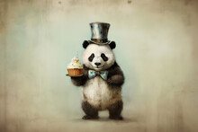 Bakery Art Cupcake Panda 