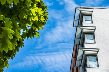 Poster - facade of a house in austria