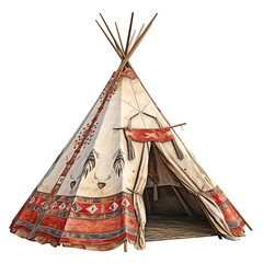 Wall Mural - Native american tent clip art