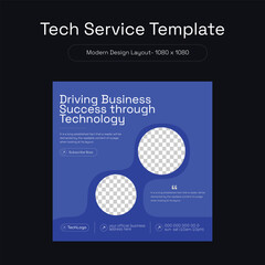 Wall Mural - Vector social media post template promotional banner layout design