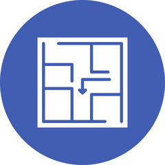 Sticker - Evacuation Plan Icon