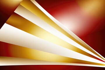 Wall Mural - Luxury gradient background with red, gold and white