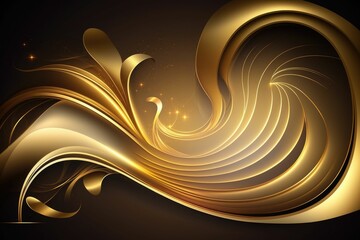 Wall Mural - Gold texture background abstract liquid gold background