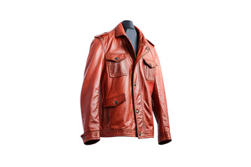 Wall Mural - Brown leather jacket