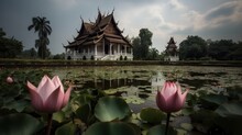  Chiangmai Royal Pavilion With Lotus Flower. 