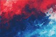 Abstract background with multicolored lines and waves in blue and red colors