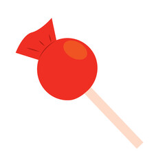 Poster - Isolated halloween lollipop candy icon Vector