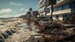 Rising sea levels pose a threat to coastal areas