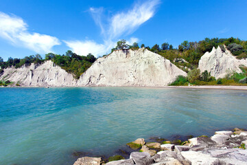 Wall Mural - Scarborough Bluffs in Toronto Ontario Canada