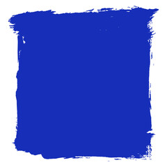 ultramarine blue paint brush stroke
