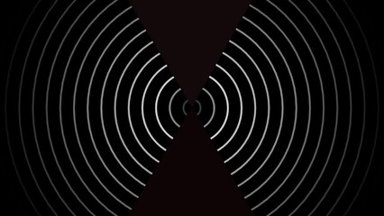 Wall Mural - Abstract spiral radio wave signal with communication motion texture background