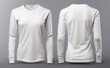 © shital - full sleave white tshirt for women mockup generative ai