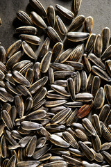 Canvas Print - sunflower seeds, food ingredients