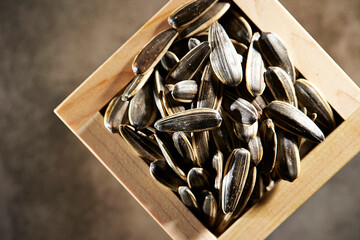 Canvas Print - sunflower seeds, food ingredients