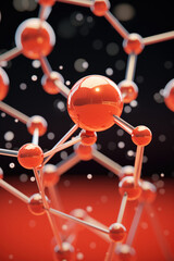 Aufkleber - A close-up view of a bunch of red spheres. This image can be used for various purposes such as graphic design, advertising, or decoration.