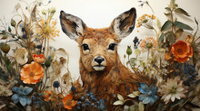 Embroidered Wildlife Portraits: Portraits Of Majestic Wildlife Creatures Brought To Life Through Realistic Embroidery