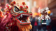 Happy chinese new year 2024 the dragon zodiac sign. 