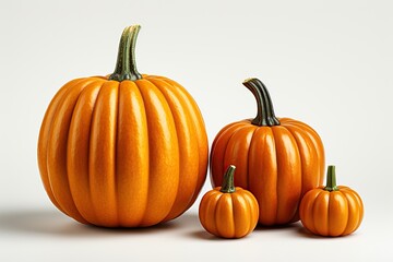 Wall Mural - pumpkin isolated on white