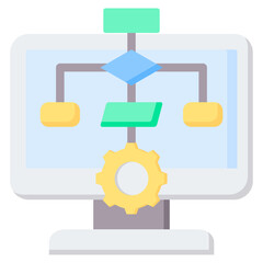 Poster - Algorithm Flat Icon