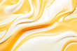 Whipped cream with caramel.