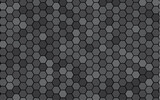 Fototapeta  - Abstract hexagon black background. Hexagon texture effect.