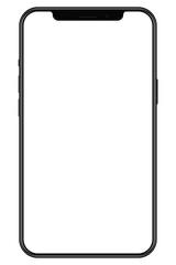 Wall Mural - I-Phone 11 realistic model transparent screen mockup.
Mockup screen phone with realistic screen.