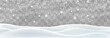 Snow flakes, snow and blizzard falling on snowdrifts. Snow landscape decoration, frozen hills isolated on png background. Vector heavy snowfall with snowbanks field. Christmas vector illustration