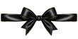 © Lucas - Shiny black and gold satin ribbon, isolated on transparent background