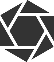 Poster - Trend logo vector hexagon tech design. Technology logotype for smart system