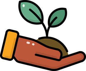 Poster - Planting seed icon