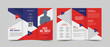 Political Election Trifold Brochure Template 