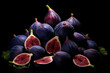 Healthy fresh organic purple juicy sweet ripe fruit ingredient fig food raw
