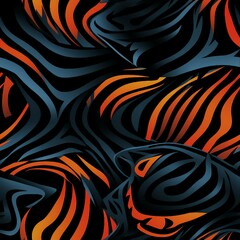 Aufkleber - Slinky Black Panther Pattern