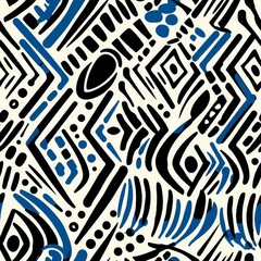 Aufkleber - Tribal Zebra Prints Pattern