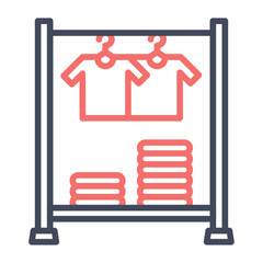 Poster - Clothes Rack Icon